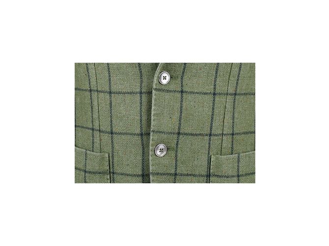 Autre Marque l.b.M. 1911 Karierte Slim-Fit-Jacke Mehrfarben - Ansicht 3