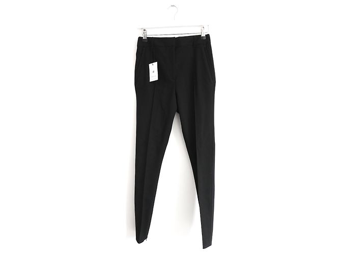 Pantalones Burberry de lana elástica Negro - vista 2