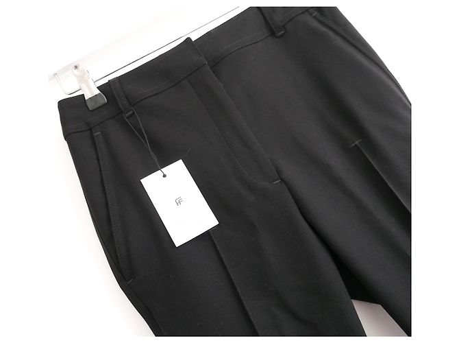 Pantalones Burberry de lana elástica Negro - vista 5