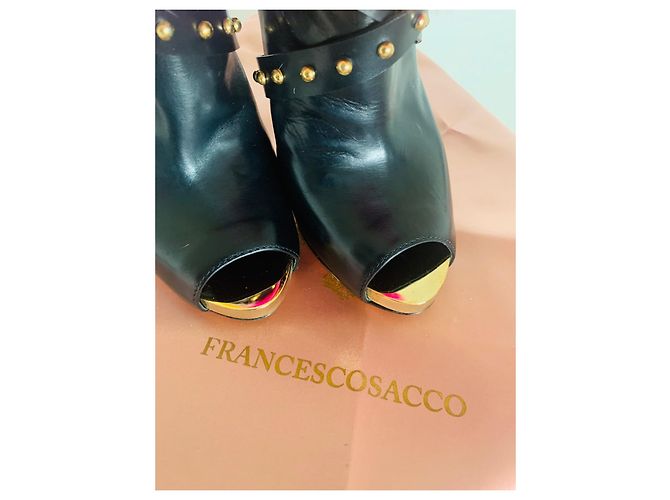 Autre Marque Botines Francesco Sacco de pelo 39 Negro - vista 8