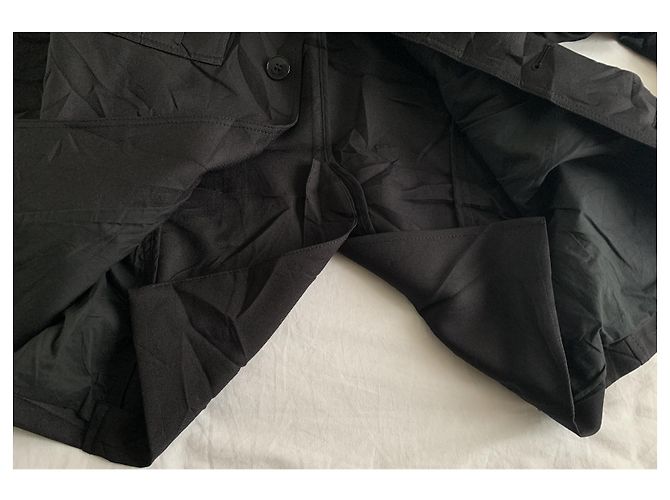 Valentino Black Technical Polyester Sahariana Jacket - view 10