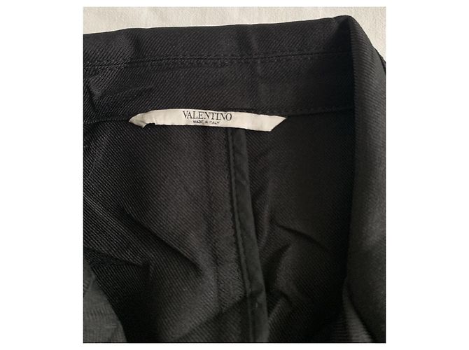 Valentino Black Technical Polyester Sahariana Jacket - view 5