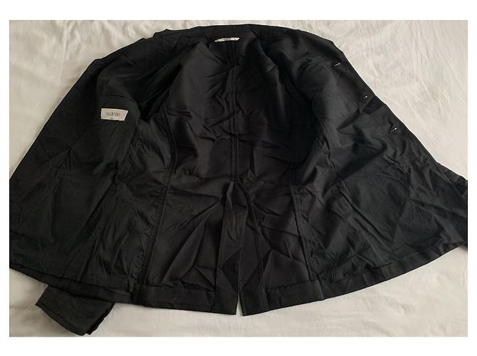 Valentino Black Technical Polyester Sahariana Jacket - view 6