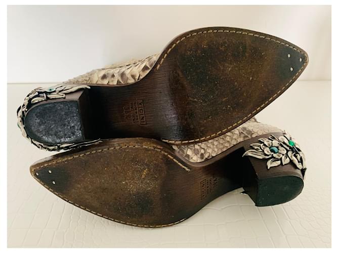 Botas de pitón Vicini 38,5 Gris - vista 11