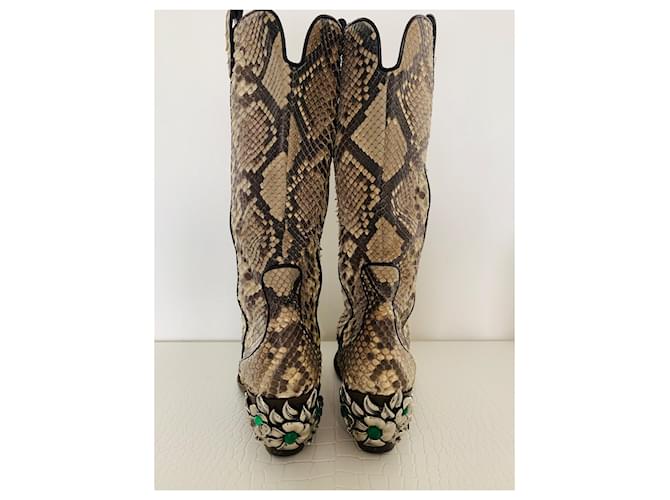 Botas de pitón Vicini 38,5 Gris - vista 12