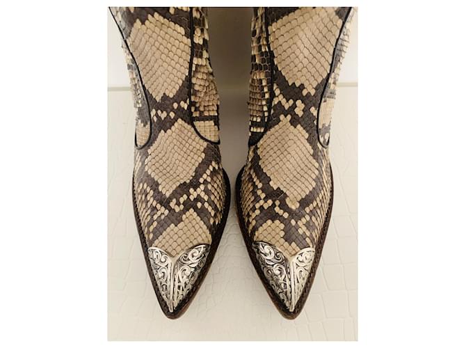 Botas de pitón Vicini 38,5 Gris - vista 5