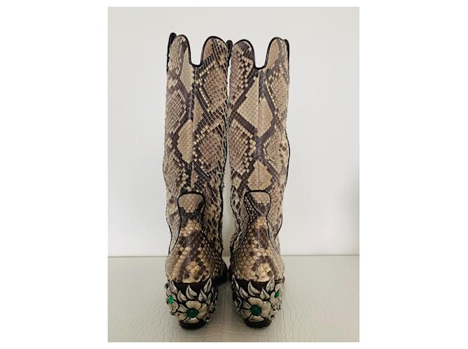 Botas de pitón Vicini 38,5 Gris - vista 8