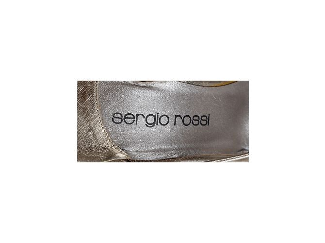 Tacchi con cinturino Sergio Rossi Argento - vista 4