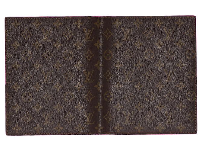 Organizer Louis Vuitton Monogram Folder Document Holder in Brown Coated Canvas - view 3