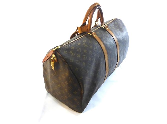 Louis Vuitton keepall 55 Monogramm - SD834 / 2 Braun - Ansicht 10