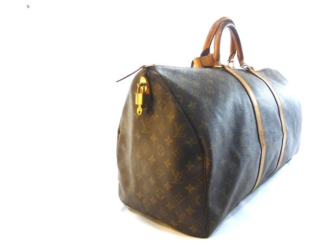 Louis Vuitton keepall 55 Monogramm - SD834 / 2 Braun - Ansicht 11