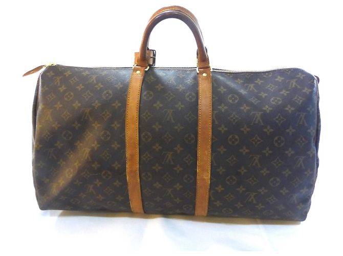 Louis Vuitton keepall 55 Monogramm - SD834 / 2 Braun - Ansicht 12