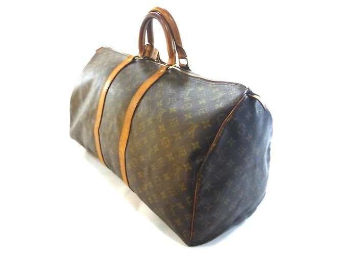 Louis Vuitton keepall 55 Monogramm - SD834 / 2 Braun - Ansicht 13