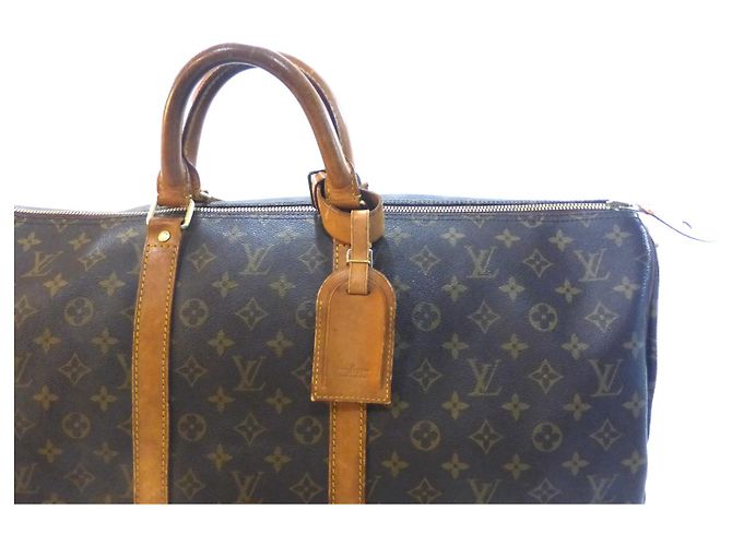 Louis Vuitton keepall 55 Monogramm - SD834 / 2 Braun - Ansicht 3
