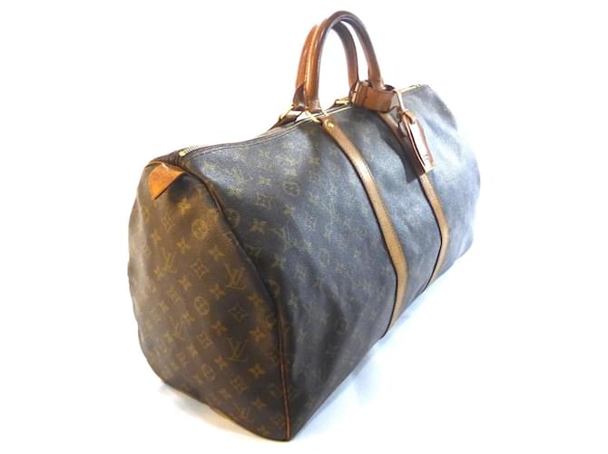Louis Vuitton keepall 55 Monogramm - SD834 / 2 Braun - Ansicht 8