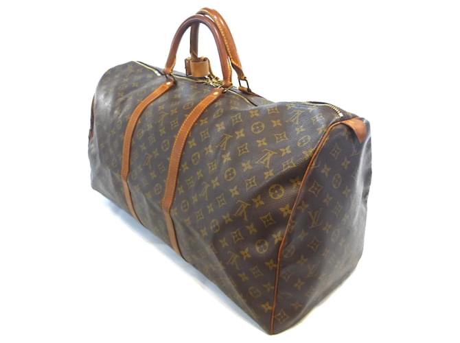 Louis Vuitton Keepall 60 Monogramma - MI0921 Marrone - vista 11