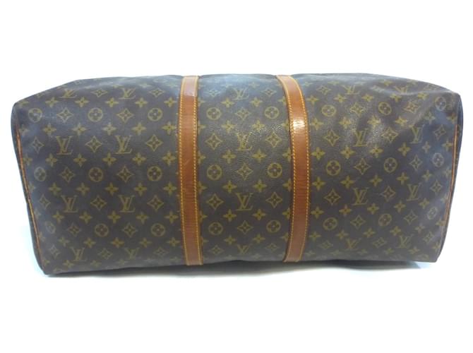 Louis Vuitton Keepall 60 Monogramma - MI0921 Marrone - vista 12