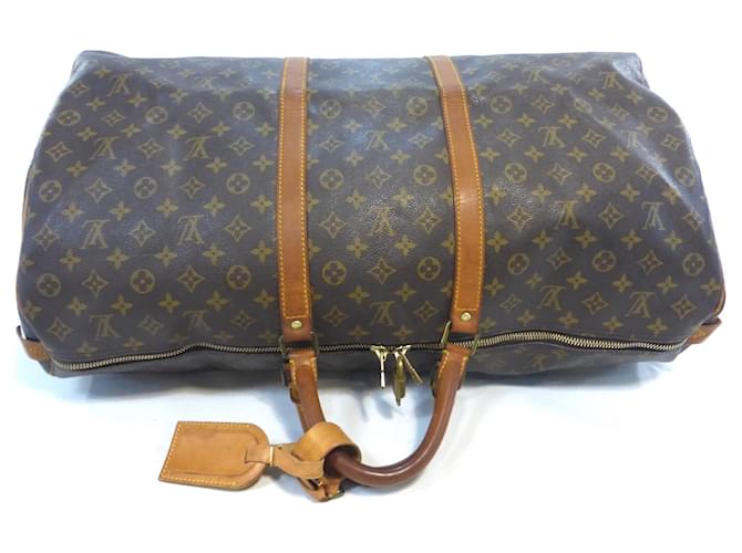 Louis Vuitton Keepall 60 Monogramma - MI0921 Marrone - vista 15