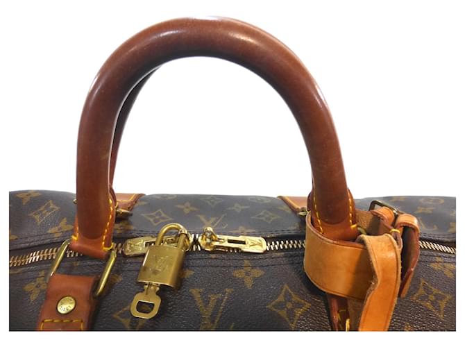 Louis Vuitton Keepall 60 Monogramma - MI0921 Marrone - vista 4