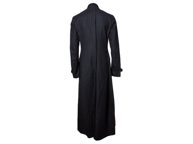 Yohji Yamamoto, Maxi trench gris - vista 2