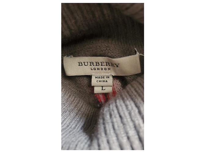 Burberry Rollkragenpullover aus Kaschmir Grau L - Ansicht 7