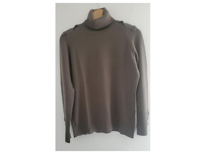 Burberry Rollkragenpullover aus Kaschmir Grau L - Ansicht 9