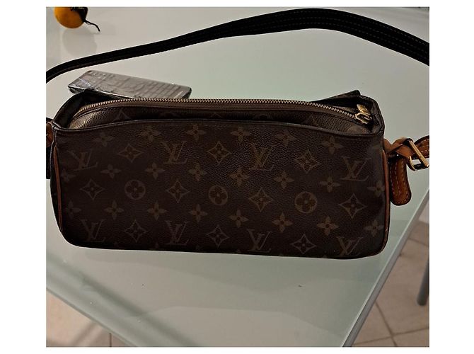 Louis Vuitton Borsa Viva Cité in Pelle Marrone - vista 4