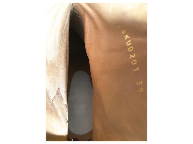Botines de piel de Maison Martin Margiela Coral - vista 8