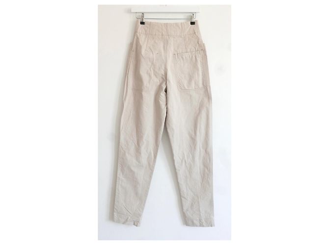 Isabel Marant pantalón estilo jodhpur Beige - vista 4