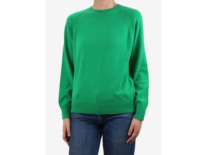 Barrie Pull ras du cou vert - taille S - vista 3
