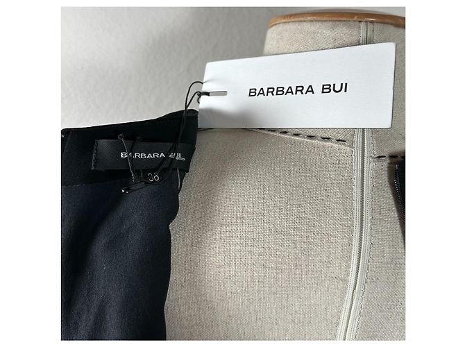 Abito Plissé Barbara Bui Nero Blu - vista 5