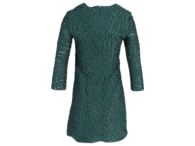 Nina Ricci Etuikleid aus grünem Polyester - Ansicht 3