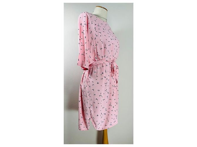 Autre Marque Stine Goya Kleid Rosa Viscose Pink - Ansicht 3