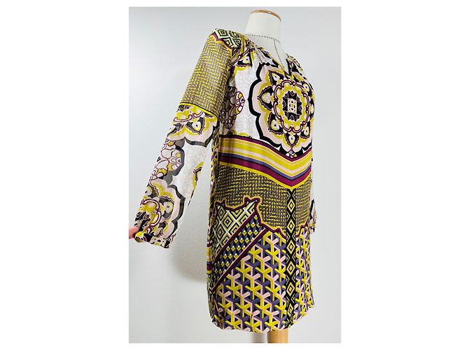 Vestido de seda Hale Bob M Multicor - vista 2