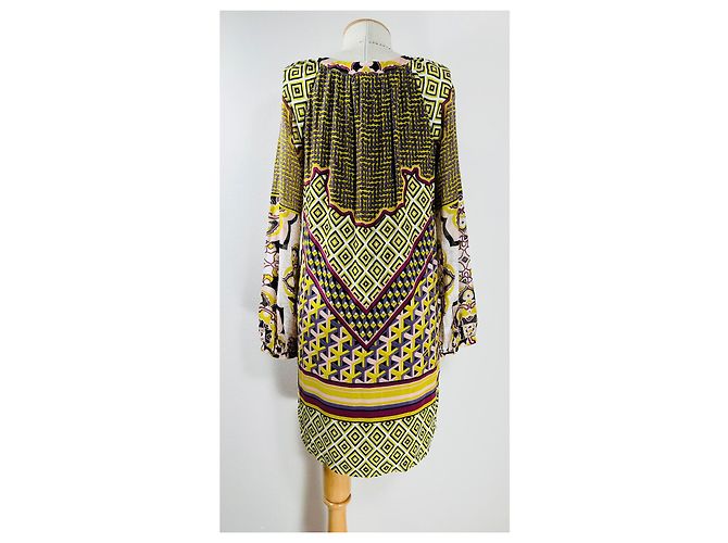 Vestido de seda Hale Bob M Multicor - vista 3