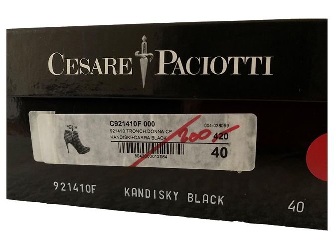 Cesare Paciotti Stivaletti in camoscio nero - vista 9