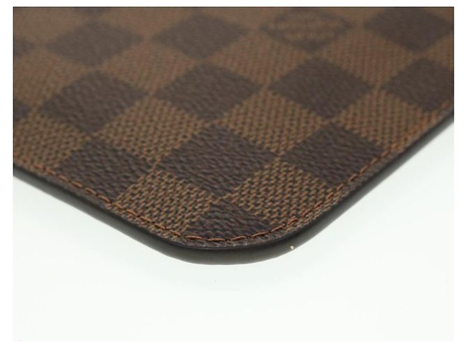 Estuche LOUIS VUITTON Damier Ebene Neverfull MM Estuche para accesorios LV Auth yk6602 - vista 10