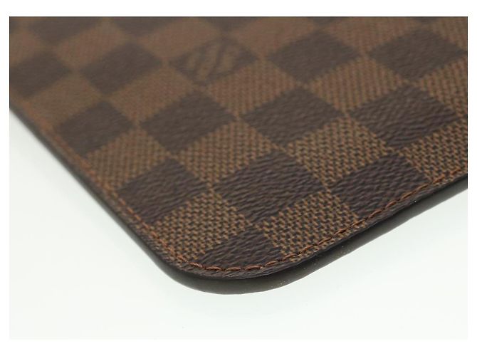 Estuche LOUIS VUITTON Damier Ebene Neverfull MM Estuche para accesorios LV Auth yk6602 - vista 11