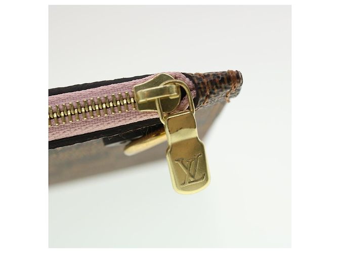 Estuche LOUIS VUITTON Damier Ebene Neverfull MM Estuche para accesorios LV Auth yk6602 - vista 12