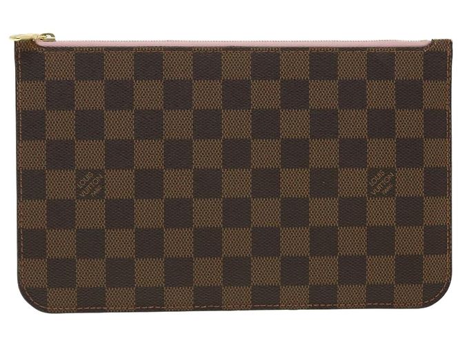 Estuche LOUIS VUITTON Damier Ebene Neverfull MM Estuche para accesorios LV Auth yk6602 - vista 2