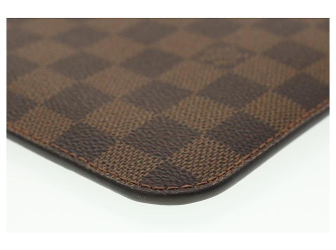 Estuche LOUIS VUITTON Damier Ebene Neverfull MM Estuche para accesorios LV Auth yk6602 - vista 8