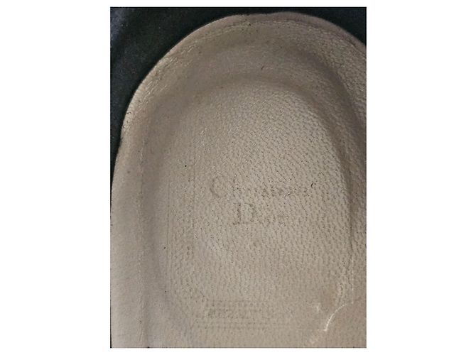 Ballerine Christian Dior Point Velluto Nero e Pelle - vista 4