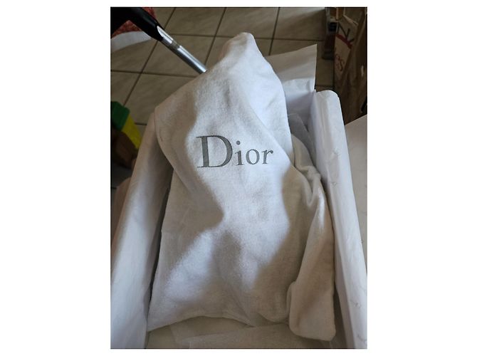 Ballerine Christian Dior Point Velluto Nero e Pelle - vista 8