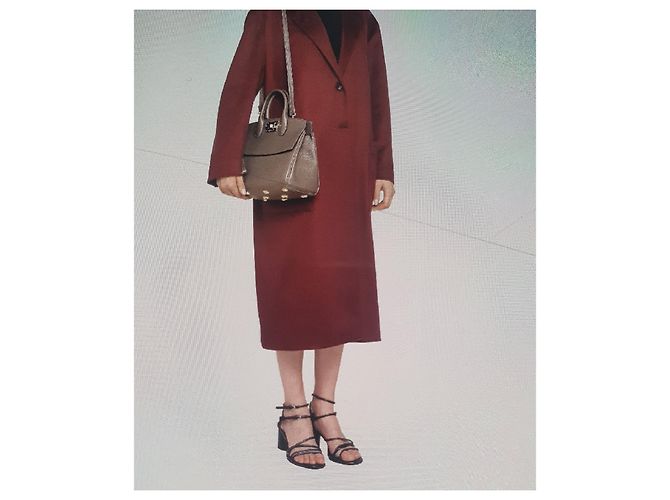 Salvatore Ferragamo Studio Tasche Beige Kalbsleder - Ansicht 3
