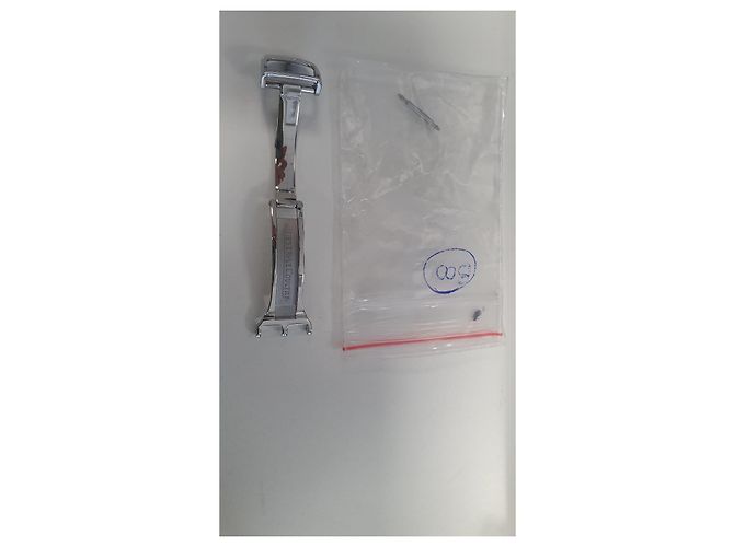 Boucle déployante Jaeger Lecoultre Reverso Lady en acier 10mm Argenté - vue 2