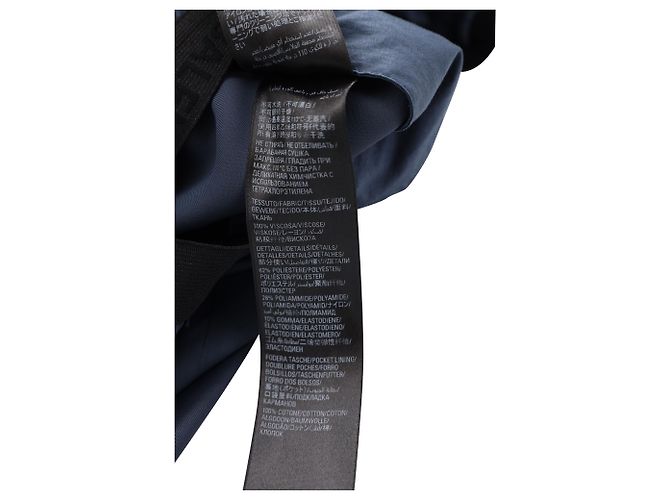 Day Elastische Hose von Balenciaga aus marineblauer Viskose - Ansicht 10