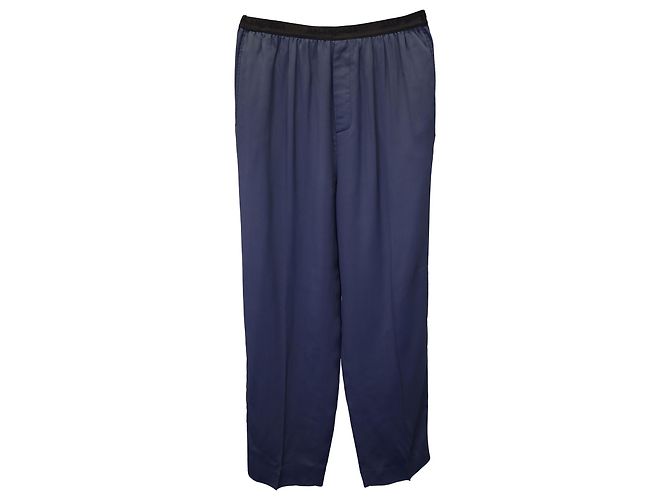 Day Elastische Hose von Balenciaga aus marineblauer Viskose - Ansicht 2