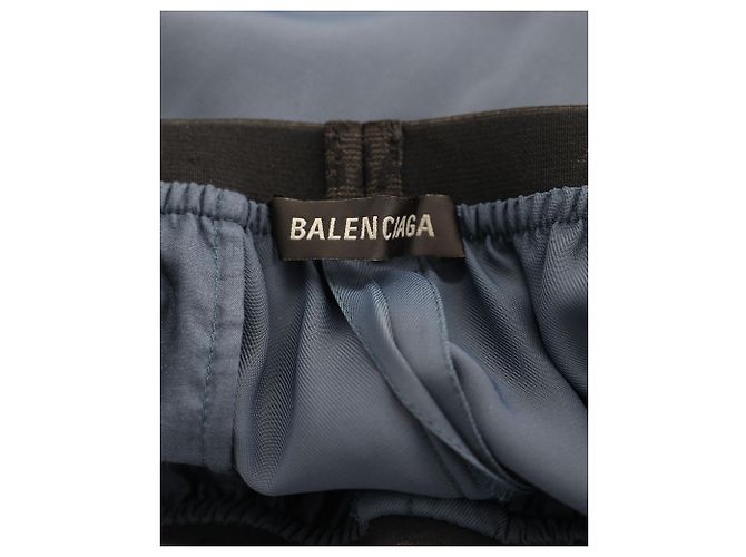Day Elastische Hose von Balenciaga aus marineblauer Viskose - Ansicht 5