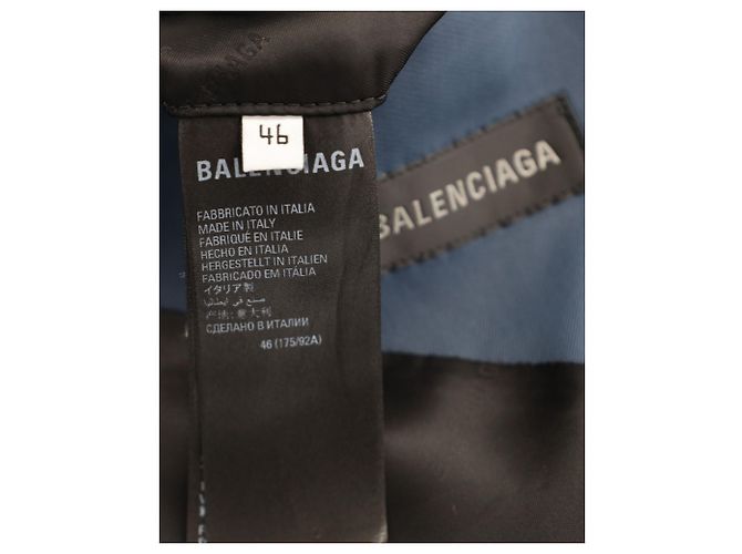 Day Elastische Hose von Balenciaga aus marineblauer Viskose - Ansicht 8