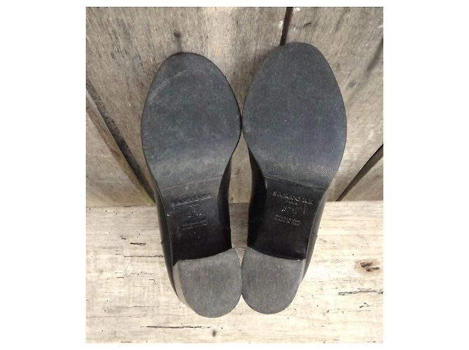 Botas Sartore de piel negras 38,5 FR Negro - vista 6